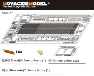 画像1: VoyagerModel [PE35187]WWII独 IV号戦車系列 フェンダーセット(DML60XX用) (1)