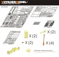 VoyagerModel [PE35193]WWII独 Sd.Kfz.232 8輪重装甲車初期型 エッチングセット(タミヤ用)