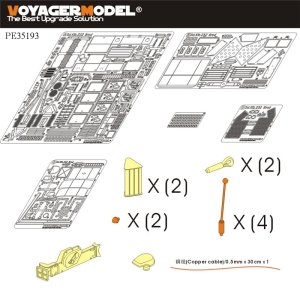 画像1: VoyagerModel [PE35193]WWII独 Sd.Kfz.232 8輪重装甲車初期型 エッチングセット(タミヤ用) (1)