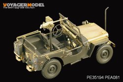 画像2: VoyagerModel [PE35194]WWII米 ウィリスMBジープ エッチングセット(タミヤ35219用)