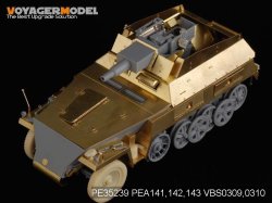 画像2: VoyagerModel [PE35239]WWII独 Sd.Kfz.250/8 7.5cm半装軌自走砲「シュツンメル」 エッチングセット(DML6425用)