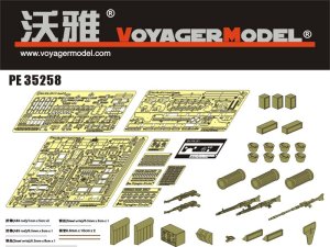 画像1: VoyagerModel [PE35258]WWII独 Sd.Kfz.251/1D型半装軌兵員輸送車 エッチングセット(DML用) (1)