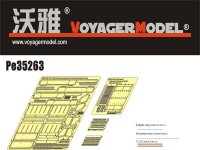 VoyagerModel [PE35263]WWII独 Sd.Kfz.251/1D型半装軌兵員輸送車 シート背部&収納部セット(DML用)