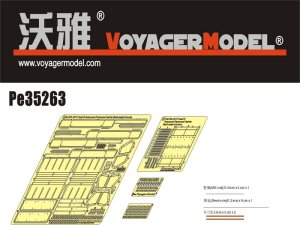 画像1: VoyagerModel [PE35263]WWII独 Sd.Kfz.251/1D型半装軌兵員輸送車 シート背部&収納部セット(DML用) (1)