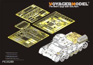 画像1: VoyagerModel [PE35289]1/35 WWII独 I号戦車B型DAK仕様 エッチング基本セット(DML6207用) (1)