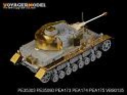 画像2: VoyagerModel [PE35303]1/35 WWII独 IV号戦車D型長砲身型 エッチング基本セット(DML6330用)
