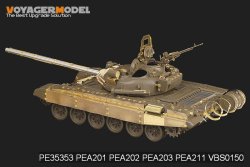 画像2: VoyagerModel [PE35353]1/35 現用露 T-72M1主力戦車 エッチング基本セット(タミヤ35160用)