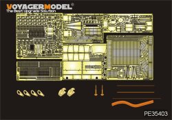 画像1: VoyagerModel [PE35403]現用露 BMP-3歩兵戦闘車スラットアーマー付き エッチングセット(トラペ00365用)