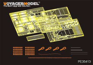 画像1: VoyagerModel [PE35413]現用イスラエル メルカバMk.4主力戦車 LIC エッチングセット チェーン付き(アカデミー13227用) (1)