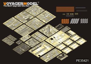 画像1: VoyagerModel [PE35421]現用米 M1134ストライカー 対戦車ミサイル搭載型 スラットアーマー付き エッチングセット(AFV35134) (1)