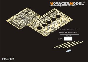 画像1: VoyagerModel [PE35453] 1/35 WWII独 ノイバウファルツォイク 生産3-5号車 エッチングセット(トラペ05529用) (1)