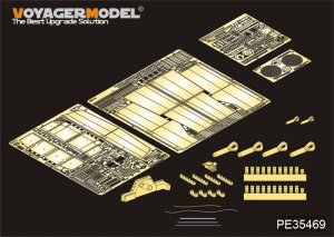 画像1: VoyagerModel [PE35469]WWII独 E-75対空戦車 エッチングセット(トラペ01539用) (1)