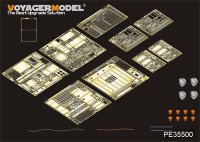 VoyagerModel [PE35500] 1/35 現用米 M1070トラック トラクター部分 エッチング基本セット(ホビーボス85502用)