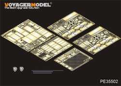 画像1: VoyagerModel [PE35502]現用米 M1070トラック トレーラー部分 エッチング基本セット(ホビーボス85502用)