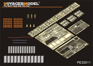 画像1: VoyagerModel [PE35511]現用イスラエル メルカバMk.3D エッチングセット(ホビーボス82441用) (1)