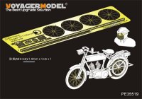 VoyagerModel [PE35519]1/35 WWI仏 プジョー1917 オートバイ エッチングセット(モンモデルHS-005用)