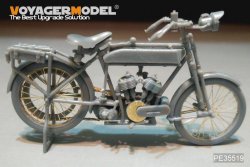 画像2: VoyagerModel [PE35519]1/35 WWI仏 プジョー1917 オートバイ エッチングセット(モンモデルHS-005用)