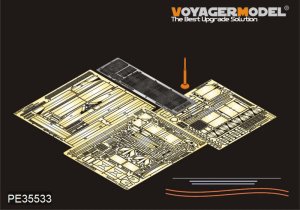 画像1: VoyagerModel [PE35533]現用露 2S6Mツングースカ対空戦車 エッチングセット(パンダ35002用) (1)