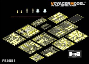 画像1: VoyagerModel [PE35588]現用米 M1083FMTVトラック装甲キャブタイプ エッチング基本セット(トラペ用) (1)