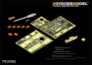 画像1: VoyagerModel [PE35592]WWII独 II号戦車J型 エッチングセット(ホビーボス83803用) (1)