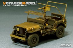 画像3: VoyagerModel [PE35605] 1/35 WWII 米 フォード GPW ジープ 1942年型 エッチングセット(ブロンコ用)