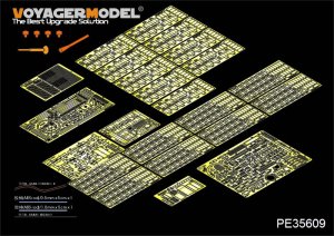 画像1: VoyagerModel [PE35609] 1/35 現用ロシア T-62 1962年型 爆発反応装甲付き エッチング基本セット(トランペッター01555用) (1)