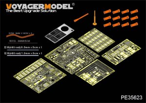 画像1: VoyagerModel [PE35623]1/35 現用露 T-90主力戦車エッチング基本セット(トラペ05560用) (1)