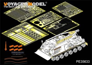 画像1: VoyagerModel [PE35633] 1/35　現用独 M88A1G 戦車回収車エッチングセット(AFVクラブAF35S33用) (1)