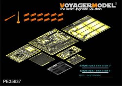 画像1: VoyagerModel [PE35637]1/35現用ロシア T-64A 1981年型エッチングセット(トラペ01579用)