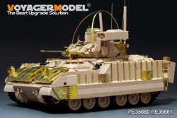 画像2: VoyagerModel [PE35660] 1/35 現用米 M2A3 ブラッドレー BUSK III 増加装甲付き エッチング基本セット(モンモデルSS-004用)