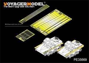 画像1: VoyagerModel [PE35669]1/35 WWII露 T-37 水陸両用戦車エッチングセット（ホビーボス83818/83819用） (1)