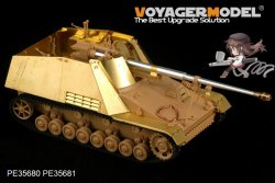 画像2: VoyagerModel [PE35681] 1/35 WWII独 ナースホルン対戦車自走砲 装甲板/フェンダーセット(タミヤ35335用)