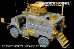 画像4: VoyagerModel [PE35682] 1/35 1/35現用米4X4MRAP マックスプロ装甲車エッチングセット(キネティック K61011用)