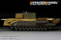 画像2: VoyagerModel [PE35687] 1/35 WWII 英 チャーチル3インチガンキャリアー エッチングセット(AFVクラブF35253用)