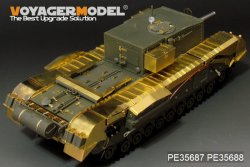 画像1: VoyagerModel [PE35687] 1/35 WWII 英 チャーチル3インチガンキャリアー エッチングセット(AFVクラブF35253用)