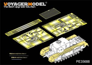 画像1: VoyagerModel [PE35688] 1/35 WWII 英 チャーチル3インチガンキャリアー フェンダーセット(AFVクラブF35253用) (1)