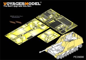 画像1: VoyagerModel [PE35690]WWII独 Sd.Kfz.164 ナースホルン 装甲板/フェンダーセット(DML6387用) (1)