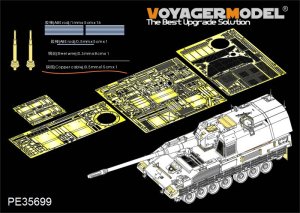 画像1: VoyagerModel [PE35699]1/35 現用独 PzH2000 自走砲エッチング基本セット(モンモデルTS-012用) (1)