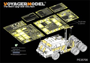 画像1: VoyagerModel [PE35700] 1/35 WWII米 M26 ドラゴンワゴン戦車運搬車 トラクター エッチング基本セット(タミヤ35230/35244用) (1)