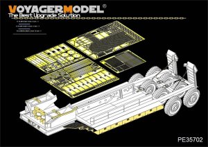 画像1: VoyagerModel [PE35702] WWII米 M15トレーラー エッチング基本セット(タミヤ35230用) (1)