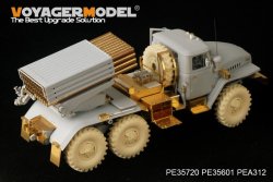 画像3: VoyagerModel [PE35720] 1/35 現用露 BM-21 グラッド 多連装ロケット自走砲 後期型 エッチング基本セット(トラペ01013用)