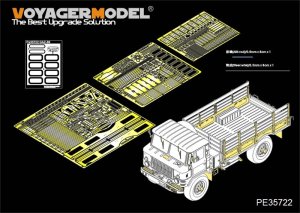 画像1: VoyagerModel [PE35722] 現用露 GAZ-66 カーゴトラック エッチング基本セット(トラペ01016用) (1)