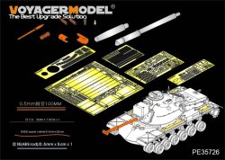 画像1: VoyagerModel [PE35726] 1/35　現用米 M48A3 パットン エッチング基本セット(DML3546用)