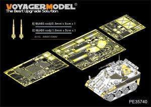 画像1: VoyagerModel [PE35740] 1/35 現用独 ヴィーゼル1A1-A2 TOW対戦車ミサイル搭載型エッチングセット(AFV35265用) (1)