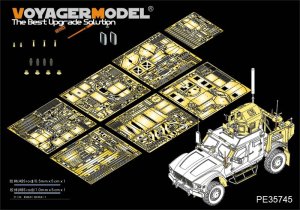 画像1: VoyagerModel [PE35745]現用米 M-ATV MRAP エッチングセット(パンダ 35001用) (1)