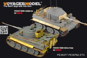 画像1: VoyagerModel [PE35377]WWII独 ティーガーI中期型 エッチングセット(DML6660用) (1)