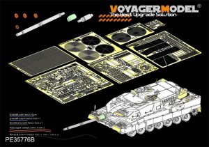 画像1: VoyagerModel[PE35776B]1/35 現用 独 ドイツ連邦軍レオパルド2A6ベーシックセットVer.B(砲身付)(タミヤ35271用) (1)