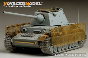 画像1: VoyagerModel [PE35803]WWII独 IV号戦車 シュマールトゥルム砲塔搭載型 エッチングセット(ドラゴン6824用) (1)