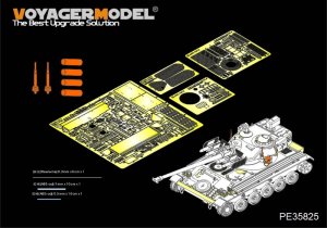 画像1: VoyagerModel [PE35825]1/35現用仏 AMX-13/75 軽戦車 w/SS-11 対戦車ミサイル エッチング基本セット(タコム2038用) (1)
