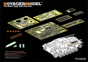 画像1: VoyagerModel [PE35836]1/35 WWII独 III号突撃砲 E型 エッチング基本セット(DML6688用) (1)